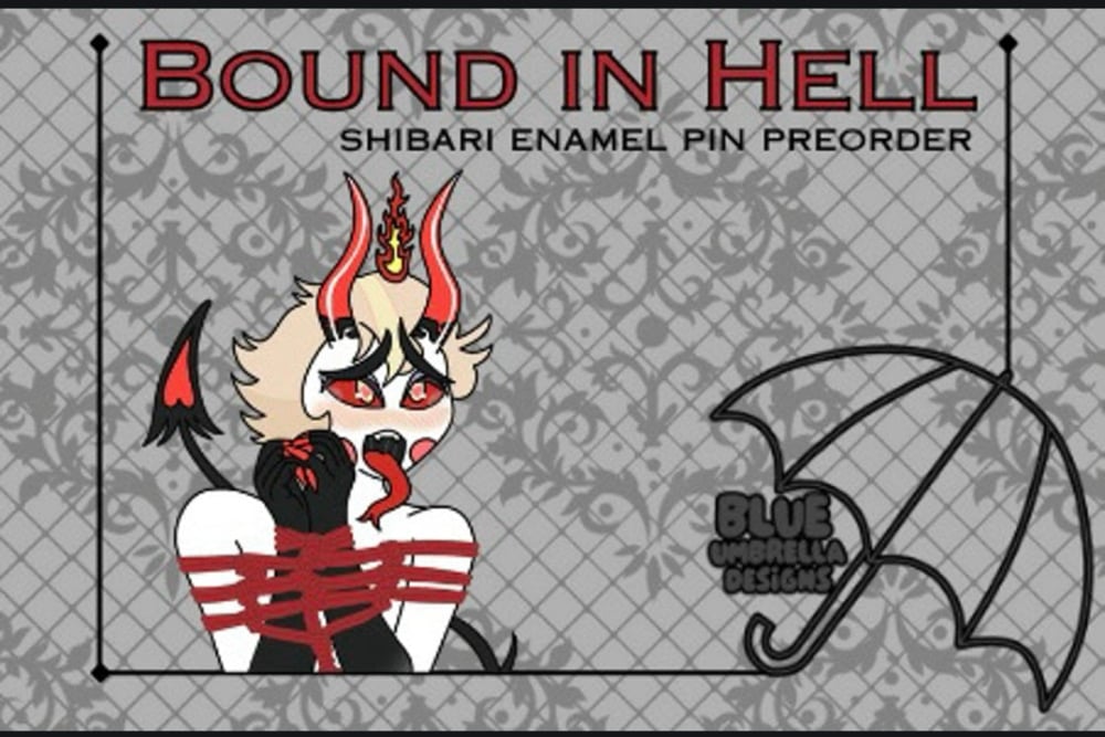 Image of PREORDER - Bound in Hell Pin Series - Luci
