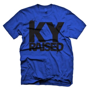 Image of Ky Raised in KY Blue & Black