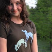 Image of Deer Tshirt - Woman or Girl