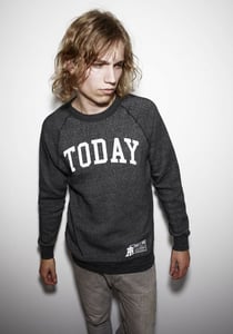 Image of "Today" Grey Pullover Unisex