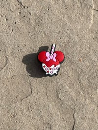 Minnie Mouse Candy Apple Croc Charm 