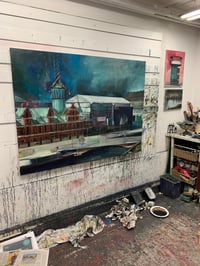 Image 3 of "København – Malerdrømme og tankestreger – Børsen" / 120x160 cm