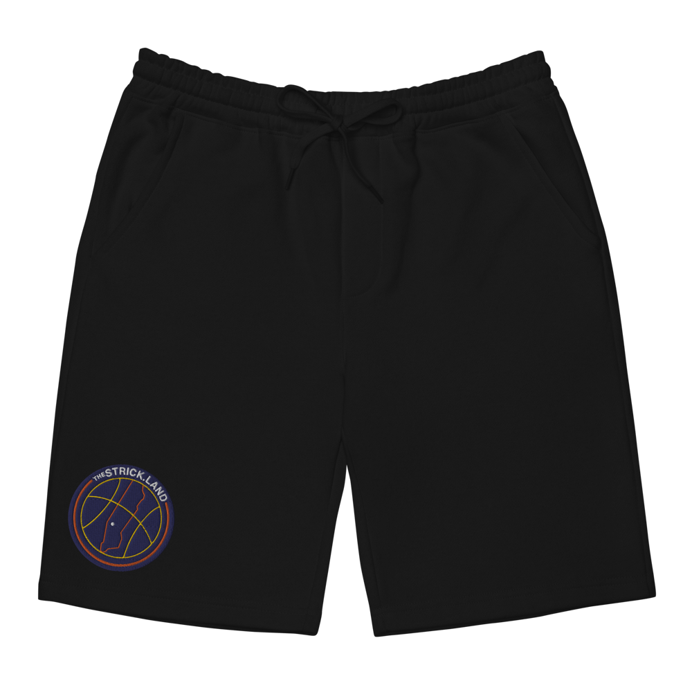 The Strickland Embroidered Men's fleece shorts