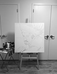 Image 2 of Bad Bunny Original Painting