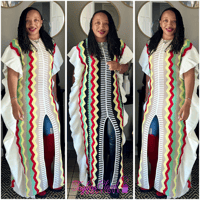 Ruffle Poncho Dress