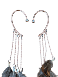 Image 4 of Dawn Whisper Ear Cuff Earrings 