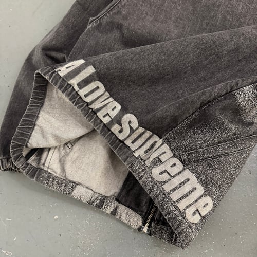 Image of FW 21 Supreme John Coletrane "A Love Supreme" Denim Jacket, size medium