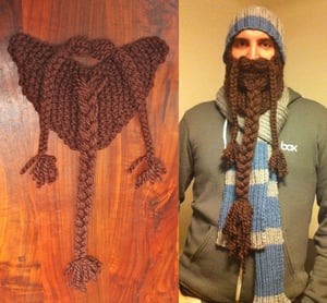 Image of Brown Knit Beard