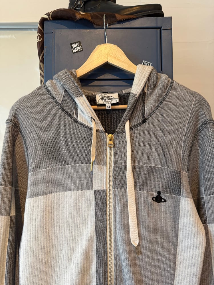 Image of Vivienne Westwood Patchwork Embroidered Zip Up