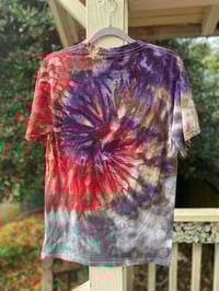 Image 4 of SMALL Be Gay Do Crime Godzilla Tie Dye Shirt H28