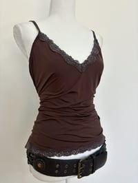 Image 2 of 00s Brown tank top // XL