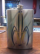 Image of Pinstriped Flask