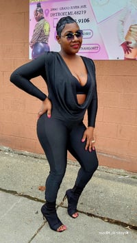 Image 2 of Black Drop Jumper