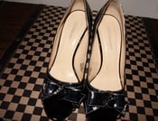 Image of Jonathan Martin Patent Leather Peep Toe