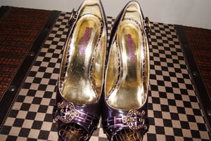 Image of Dollhouse Patent Leather Pumps w/ Buckle