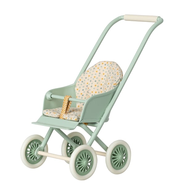 Image of Maileg - Stroller Micro Mint