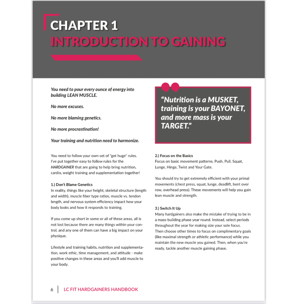 Image of Hardgainer Handbook (Digital Ebook)