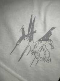 Image 3 of Moon Thief Tee v2 - White/Grey