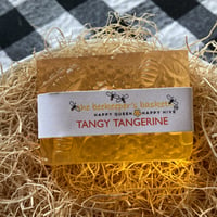 Image 1 of Tangy Tangerine Honeybee Glycerin Body Bar