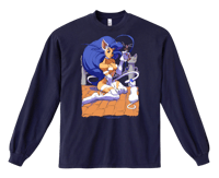 Image 1 of Kitty Navy Longsleeve