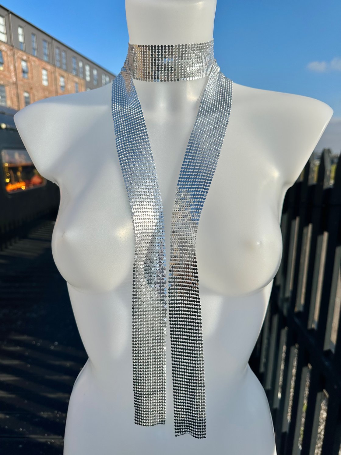 Image of SKINNY PARTY SCARF