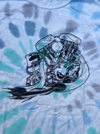 Image 2 of Tie Dye Shovelhead (Blue/Green Colorway) 