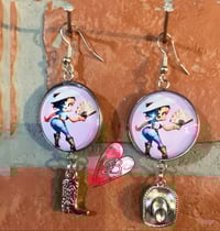 Image 1 of WHERE THEM FANS AT BETTY BOOP EARRINGS 