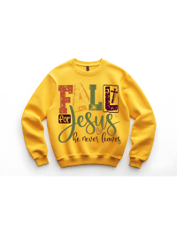 Image 4 of Fall for Jesus Sweatshirt