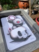 Image 5 of “Rat in Skull” shadow box