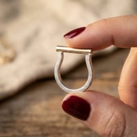 Image 5 of Anillo plata minimalista J