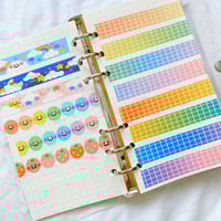 Image 2 of Rainbow blob ver 2 washi tape