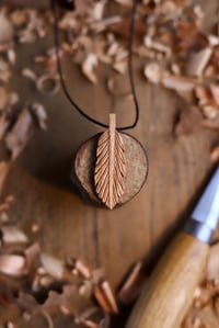 Image 1 of Feather- Pendant Necklace 