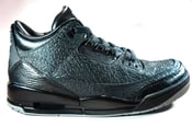 Image of  Nike Air Jordan 3 Retro Premium Black Flip