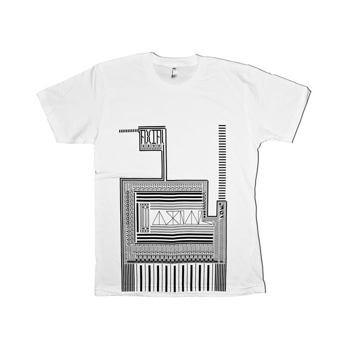 Image of A X(10) Is Always Limiting - Retro Pattern Tee (white)