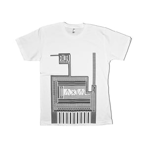 Image of A X(10) Is Always Limiting - Retro Pattern Tee (white)