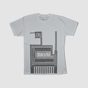 Image of A X(10) Is Always Limiting - Retro Pattern Tee (new silver)