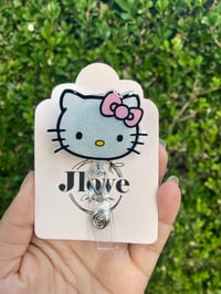 Image 1 of Kitty badge reel 