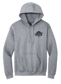 Image 2 of The Original Hoodie (grey on black)