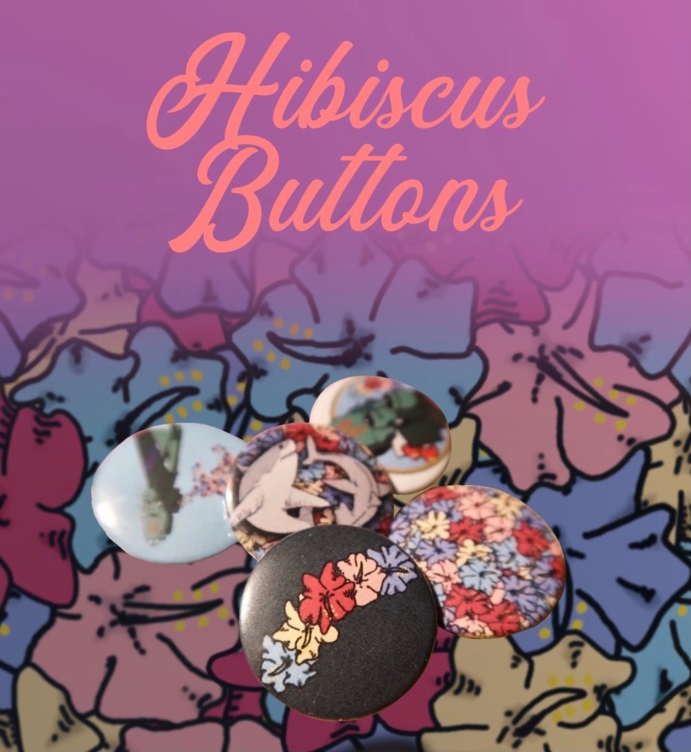 Image of Hibiscus Buttons