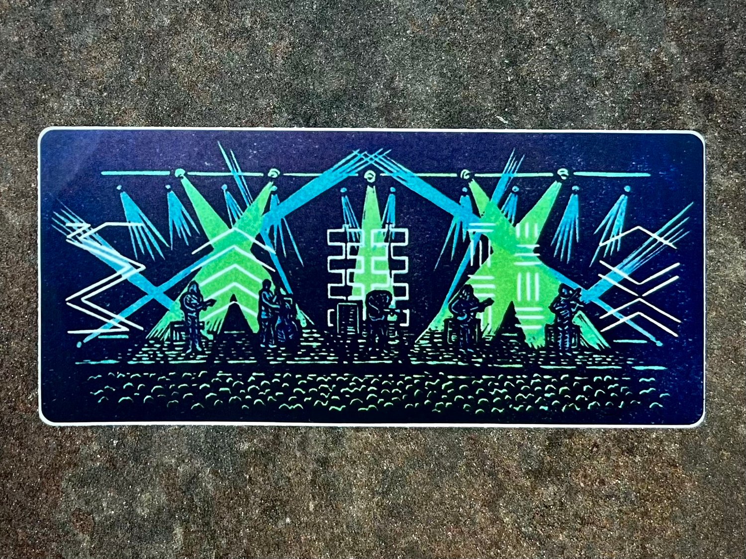 Strings on Stage vinyl sticker | Party Time Design