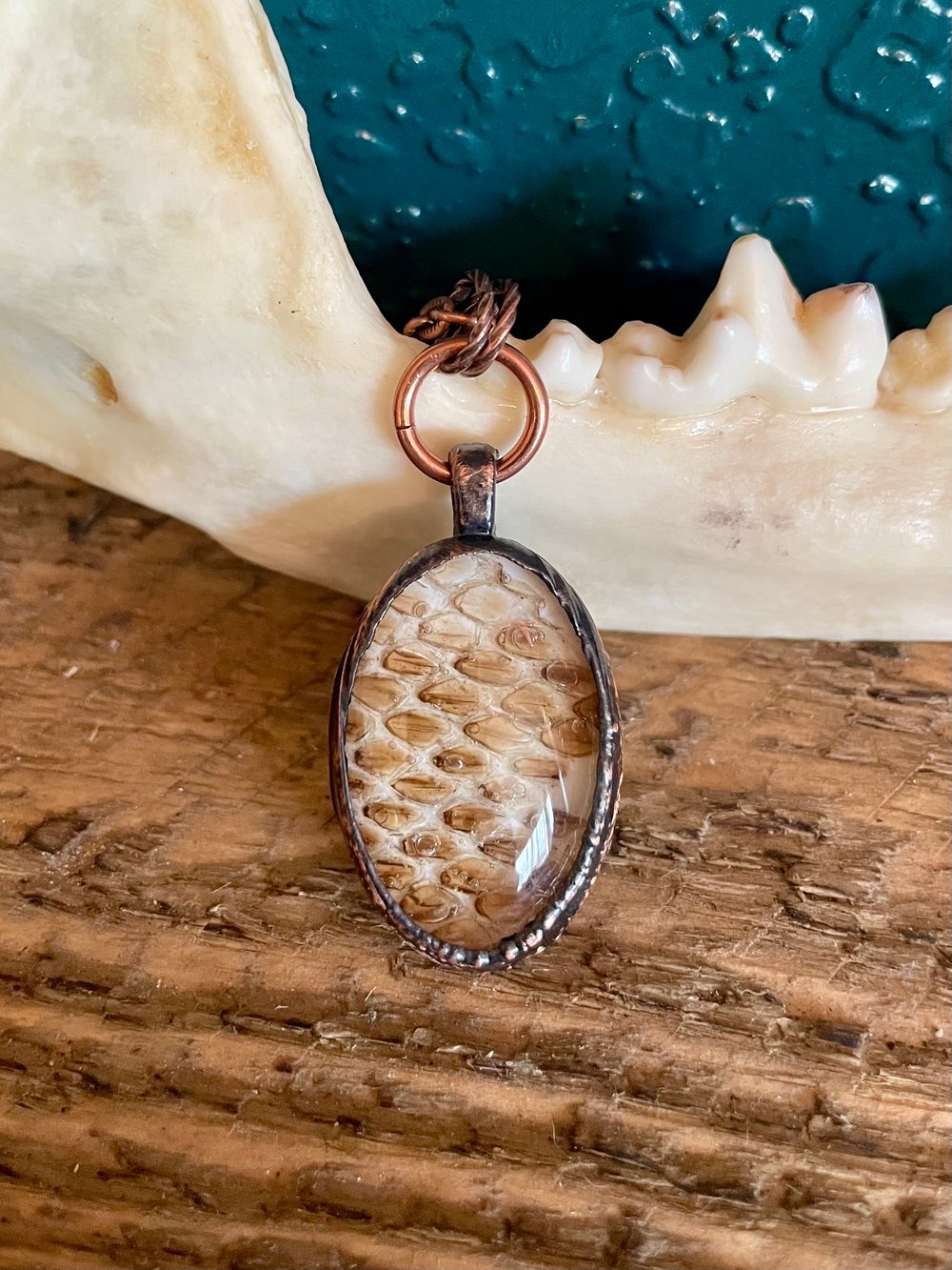 Snakeskin Pendant