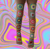 Hippie Long Stockings Thigh-High Crochet Socks