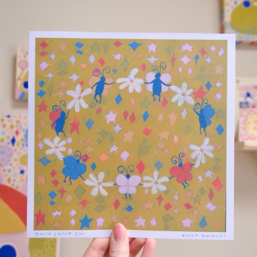 Image of Daisy Chain Art Print