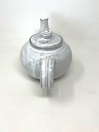 Image 2 of Small Tea Pot White Organic Glaze