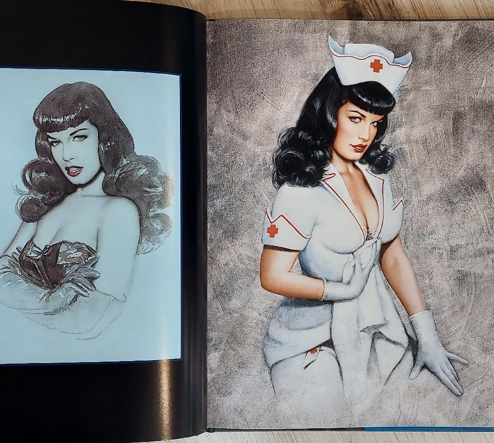 Bettie Page, by Olivia De Berardinis - SIGNED