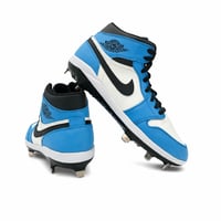 Image 3 of Men’s Jordan 1 “CAROLINA BLUE” Cleats