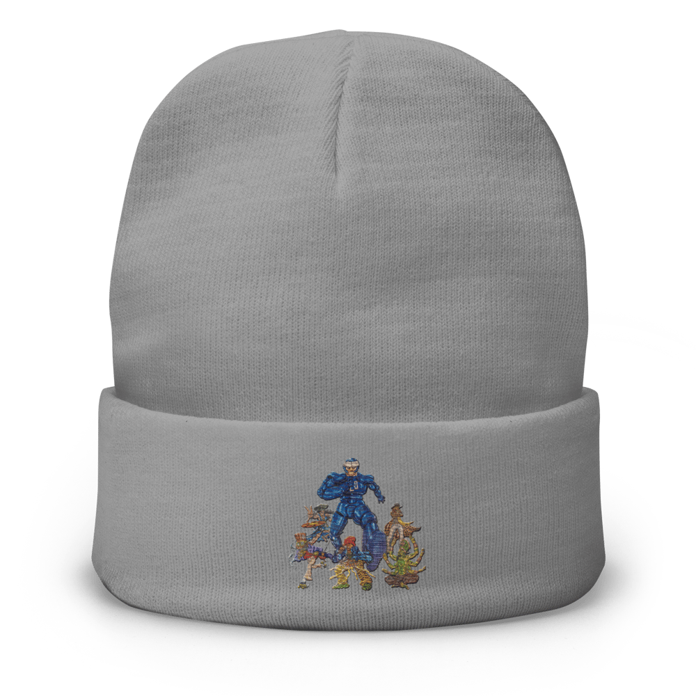 "KNOW THYSELF" SLO Embroidered Beanie [ART ILLUSTRATED BY GREGORY HAWKINS]