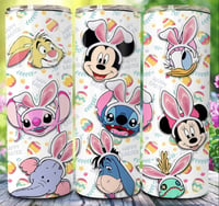 Stitch & friends Easter 20oz tumbler