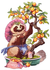 Print - tanuki harvest