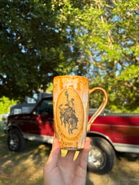 Image 2 of Melted checkered to go mug 